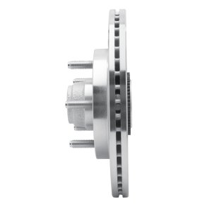 Ford F-150 Brake Rotor (1) - Front Right - R1 Concepts - Drilled & Slotted - Silver - `00-`04